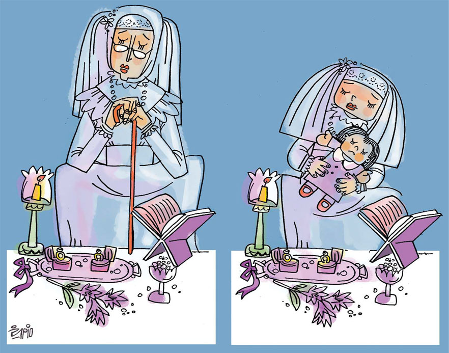 عقد ازدواج کودکان در سکوت شوراها بسته می شود